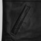 Paul Rudd Anchorman 2: The Legend Continues Black Leather Jacket – close-up and worn views