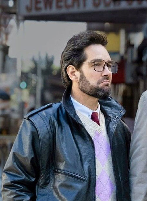 Paul Rudd The Shrink Next Door Leather Jacket view 3