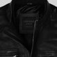 Paul Wesley Vampire Diaries Black Leather Jacket – close-up and worn views