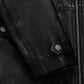 Paul Wesley Vampire Diaries Black Leather Jacket – close-up and worn views
