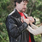 Peter Reckell Days of Our Lives Black Leather Jacket – Peter Reckell celebrity photo in Days of Our Lives