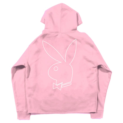 Pink Playboy Hoodie – Bold, Cozy, and Iconic Streetwear  (Recreated Edition)