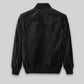 Pitbull Black Bomber Leather Jacket – back view