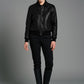 Princess Diana Black Leather Jacket – alternate view