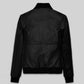 Princess Diana Black Leather Jacket – back view