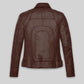 Rachel Nichols G I Joe The Rise of Cobra Black Leather Jacket – full product view