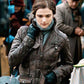 Rachel Weisz The Whistleblower Black Leather Jacket – front view
