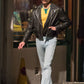 Rami Malek Black Leather Jacket – Rami Malek celebrity photo