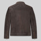 Rampage Dwayne Johnson Black Leather Jacket – back view
