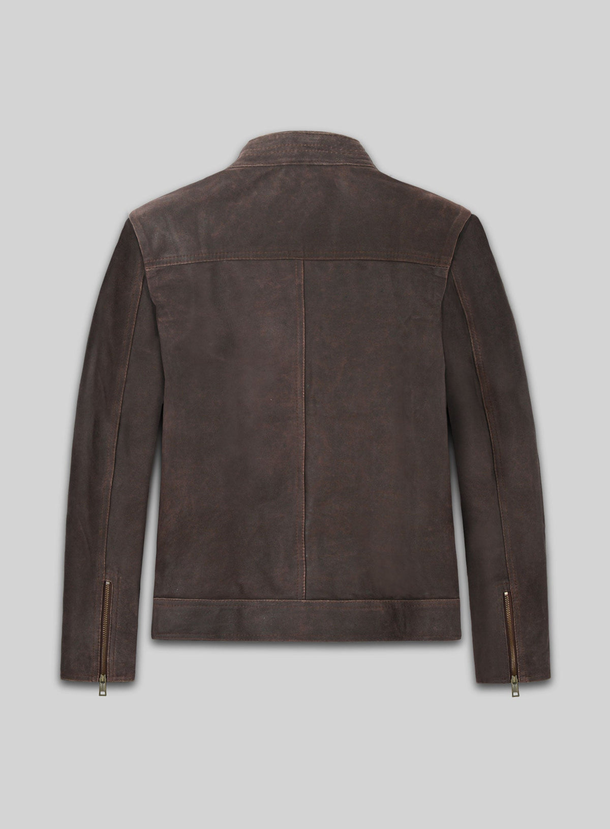 Rampage Dwayne Johnson Black Leather Jacket – back view