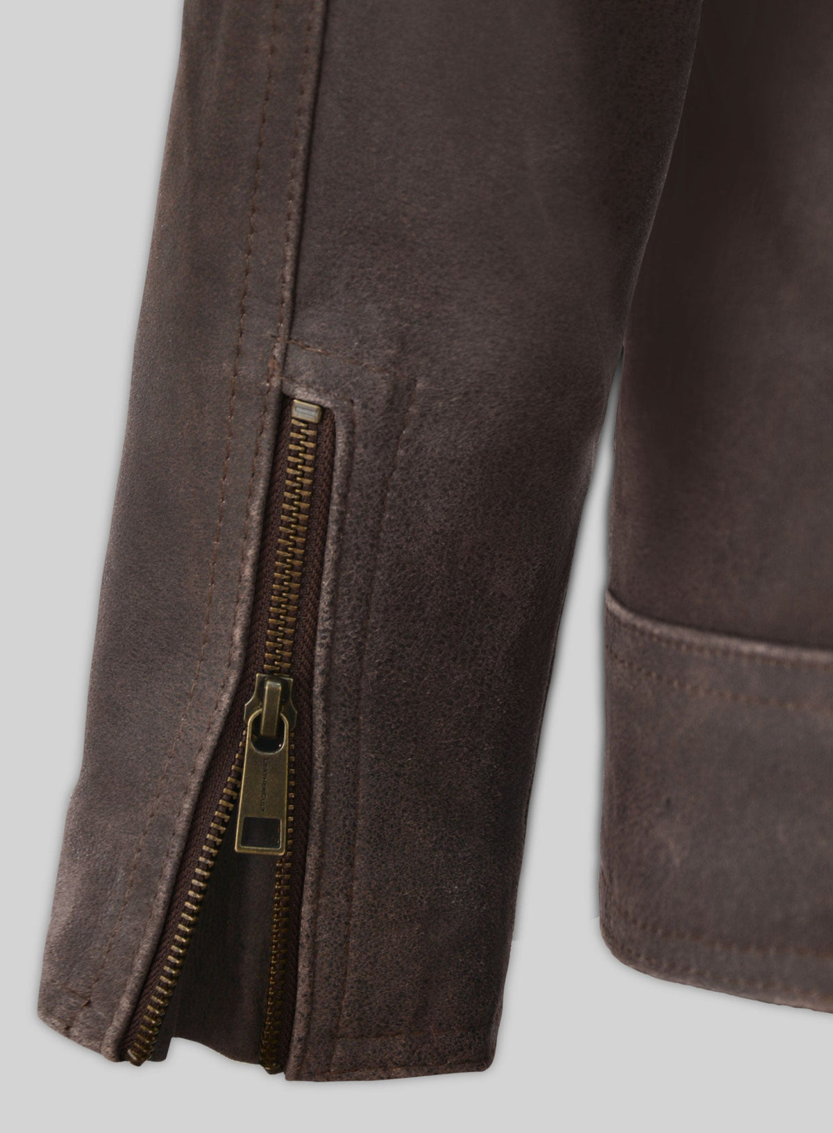 Rampage Dwayne Johnson Black Leather Jacket – close-up and worn views