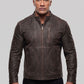 Rampage Dwayne Johnson Black Leather Jacket – full product view