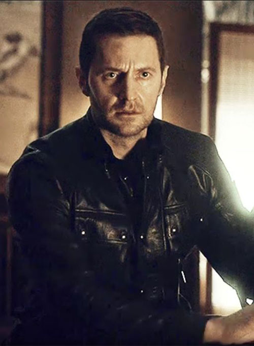 Richard Armitage Hannibal Season 3 Black Leather Jacket – Richard Armitage wearing the look, photo 2