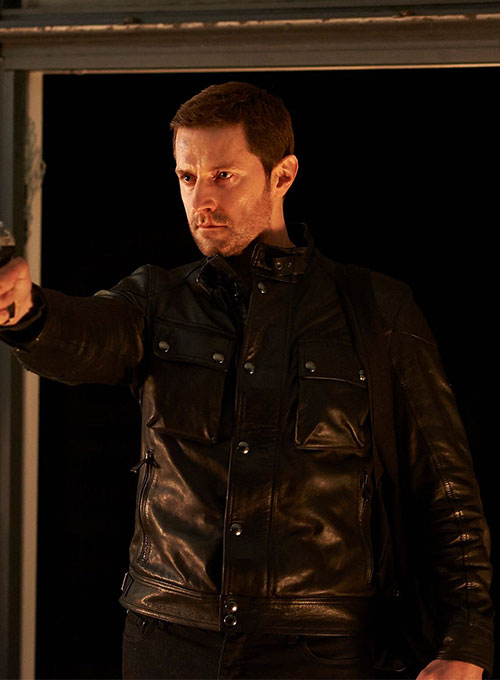 Richard Armitage Hannibal Season 3 Black Leather Jacket – leather colour swatch