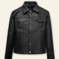 Yellowstone Rip Wheeler Black Leather Jacket
