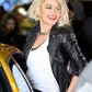 Rita Ora Black Leather Jacket – close-up and worn views