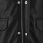Robert Pattinson Black Bomber Leather Jacket – full product view