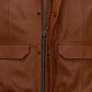 Robert Pattinson Black Leather Jacket – close-up and worn views