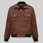 Robin Wright Sorry Haters in New York premiere Black Leather Jacket – front view