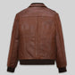 Robin Wright Sorry Haters in New York premiere Black Leather Jacket – back view