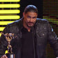Roman Reigns Slammy Award Superstar Of The Year Black Leather Jacket – Roman Reigns wearing the look, photo 2
