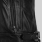 Ronda Rousey Black Leather Jacket – close-up and worn views