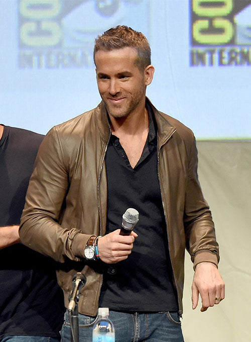 Ryan Reynolds Leather Jacket view 2