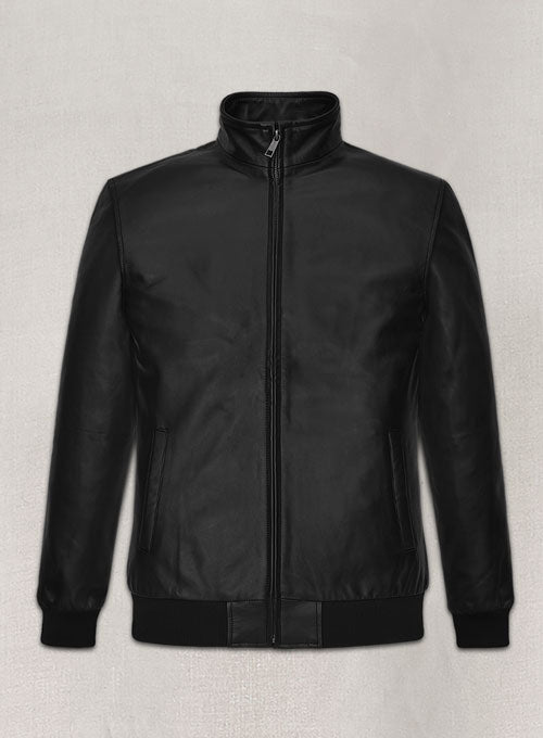 Ryan Reynolds Deadpool Comic-Con Black Leather Jacket – front view