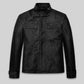 Ryan Reynolds R.I.P.D Black Leather Jacket – front view