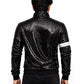 Michael Jackson Black Sequin Jacket | MJ Inspired Billie Jean Sparkle Jacket