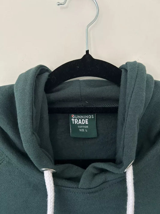 Green Bunnings Trade Hoodie Recreated Edition