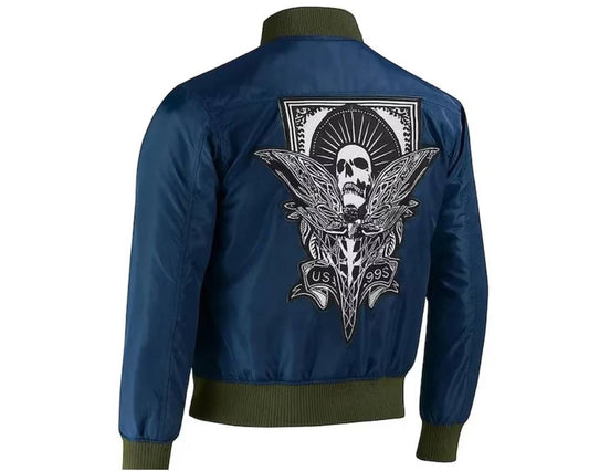 Leon Kennedy Resident Evil 4 Remake Blue Jacket | RE4 2023 Gaming Cosplay Costume