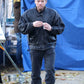 Sam Worthington Black Leather Jacket – Sam Worthington wearing the look, photo 3