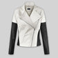 Sandra Bullock Black Leather Jacket – front view