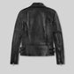 Scarlett Johansson Black Widow Leather Jacket – back view