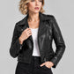 Scarlett Johansson Black Widow Leather Jacket – full product view
