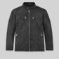 Scott Adkins Accident Man Black Leather Jacket – front view