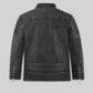 Scott Adkins Accident Man Black Leather Jacket – back view