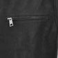 Scott Adkins Accident Man Black Leather Jacket – close-up and worn views