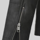 Scott Adkins Accident Man Black Leather Jacket – close-up and worn views