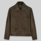 Scott Eastwood Fury Black Leather Jacket – front view