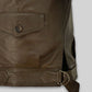 Scott Eastwood Fury Black Leather Jacket – close-up and worn views
