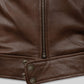 Scott Eastwood Overdrive Black Leather Jacket – close-up and worn views