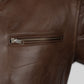 Scott Eastwood Overdrive Black Leather Jacket – close-up and worn views