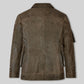 Scott Speedman Underworld Evolution Olive Brown Leather Blazer – back view