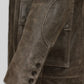 Scott Speedman Underworld Evolution Olive Brown Leather Blazer – second close-up detail
