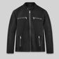 Scott Adkins El Gringo Black Leather Jacket – front view
