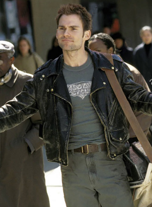 Seann William Scott Bulletproof Monk Black Leather Jacket – front view
