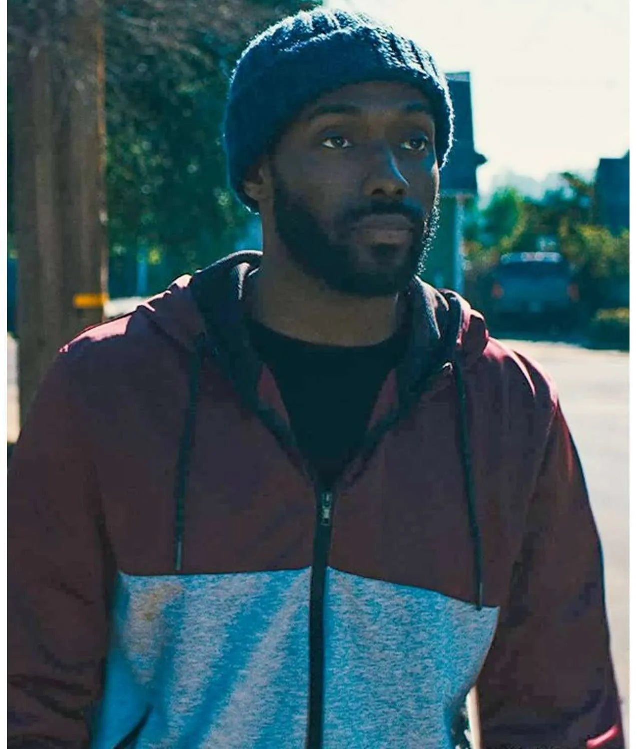 Take The Night Shannon Red &amp; White Zip-Up Hoodie (Recreated Edition)