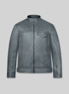 Shia Labeouf Transformers 3 Black Leather Jacket – front view